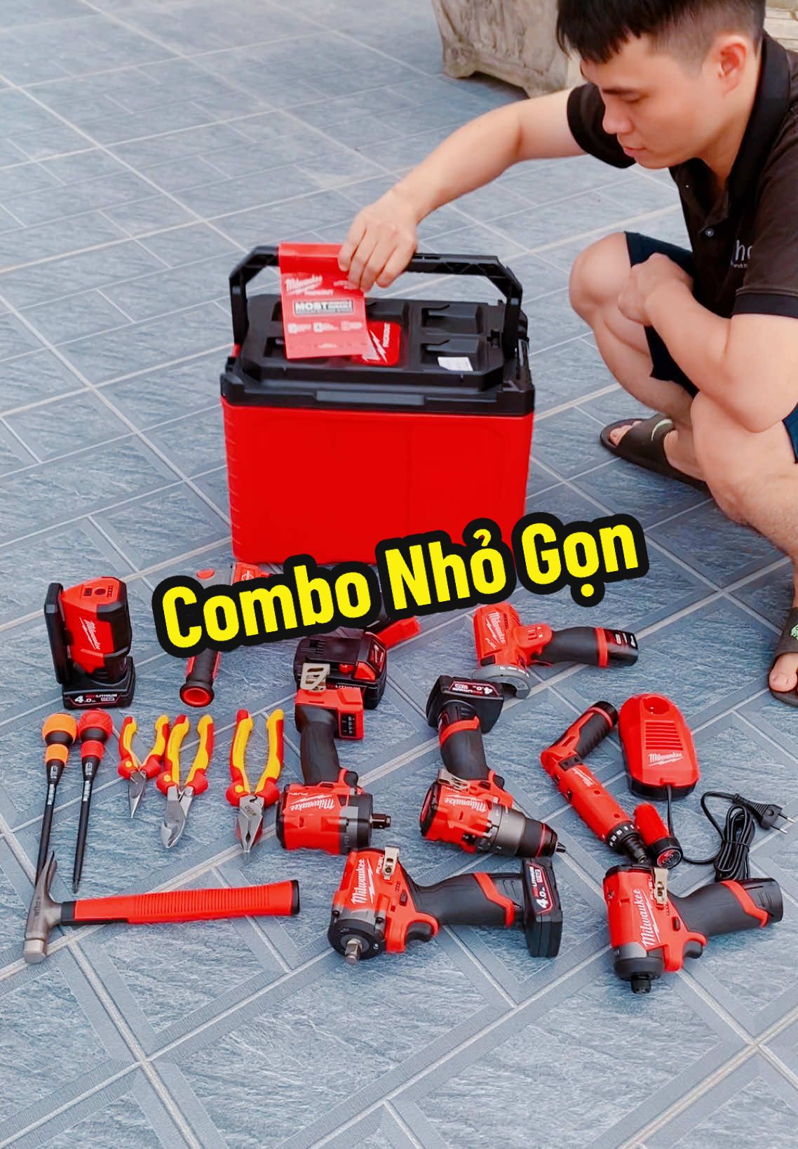 Combo nhỏ gọn dễ tiếp cận cho ae làm nghề #milwaukeetools #milwaukeepackout #milwaukee8422 #hctools #hctoolsvn 