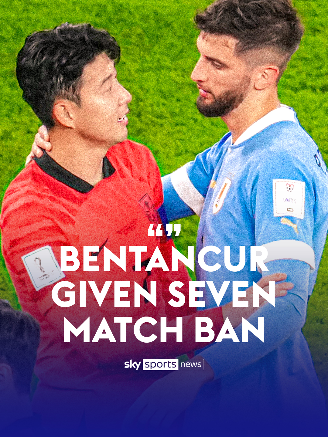 BREAKING: Rodrigo Bentancur has been handed a seven-game ban and a £100,000 fine for an alleged racial slur made about Spurs team-mate Heung-min Son 🚨 #skysportnews #skysports #tottenham