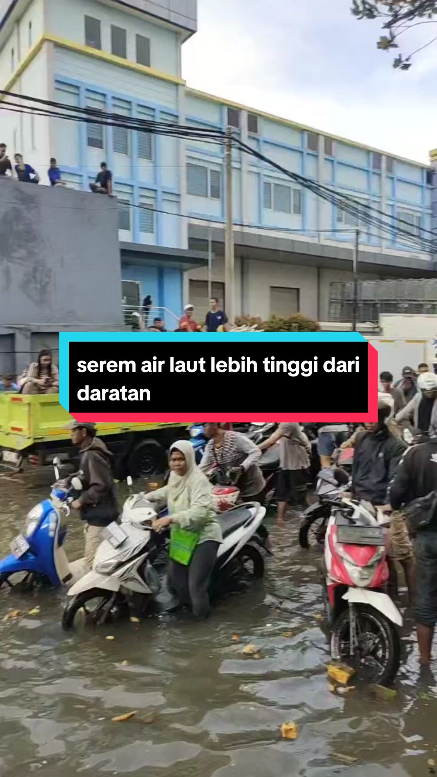 air laut lebih tinggi dari daratan  #LIVEhighlights #TikTokLIVE #LIVE  #fypppppppppp #jakartatenggelam 