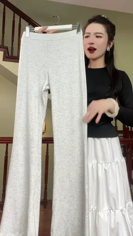 Quần thun ông loe dáng dài #thaonghiemtuc 