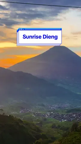 Sunrise Dieng  . . . #aestheticvibes #mettosmile #fyp @Pesona Indonesia @Wonderful Indonesia @Maulana 🫧🫧 