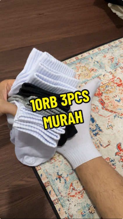 Beneran murah , kaos kaki polos cuman 10Rb dapet nya 3pcs lagi , buruan co kapan lagi  #kaoskaki #kaoskakimurah #kaoskakiviral #kaoskakiunisex #kaoskakipolos #kaoskakisekolah #kaoskaki10ribudapat3 