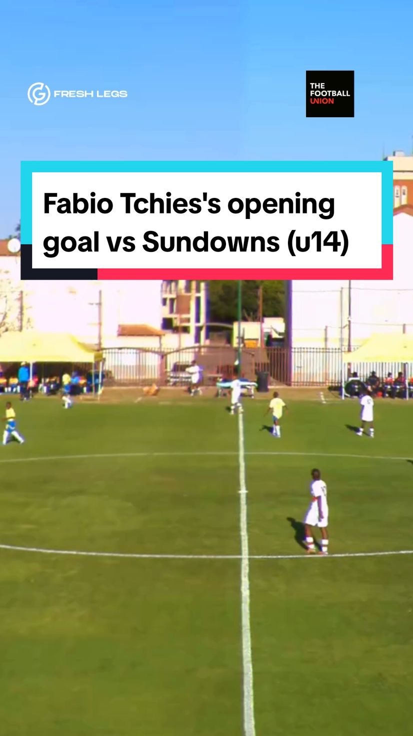 Incase you didn't watch the full match highlights of TUKS (u14) vs @Mamelodi Sundowns (u14) here is the opening goal of the match. Fabio Tchies with a great solo dribble that set him up for an easy finish. 📍Clapham High School 🏆u14 Gauteng Devopment League #Soccer #southafrica #football #motivation #talent #