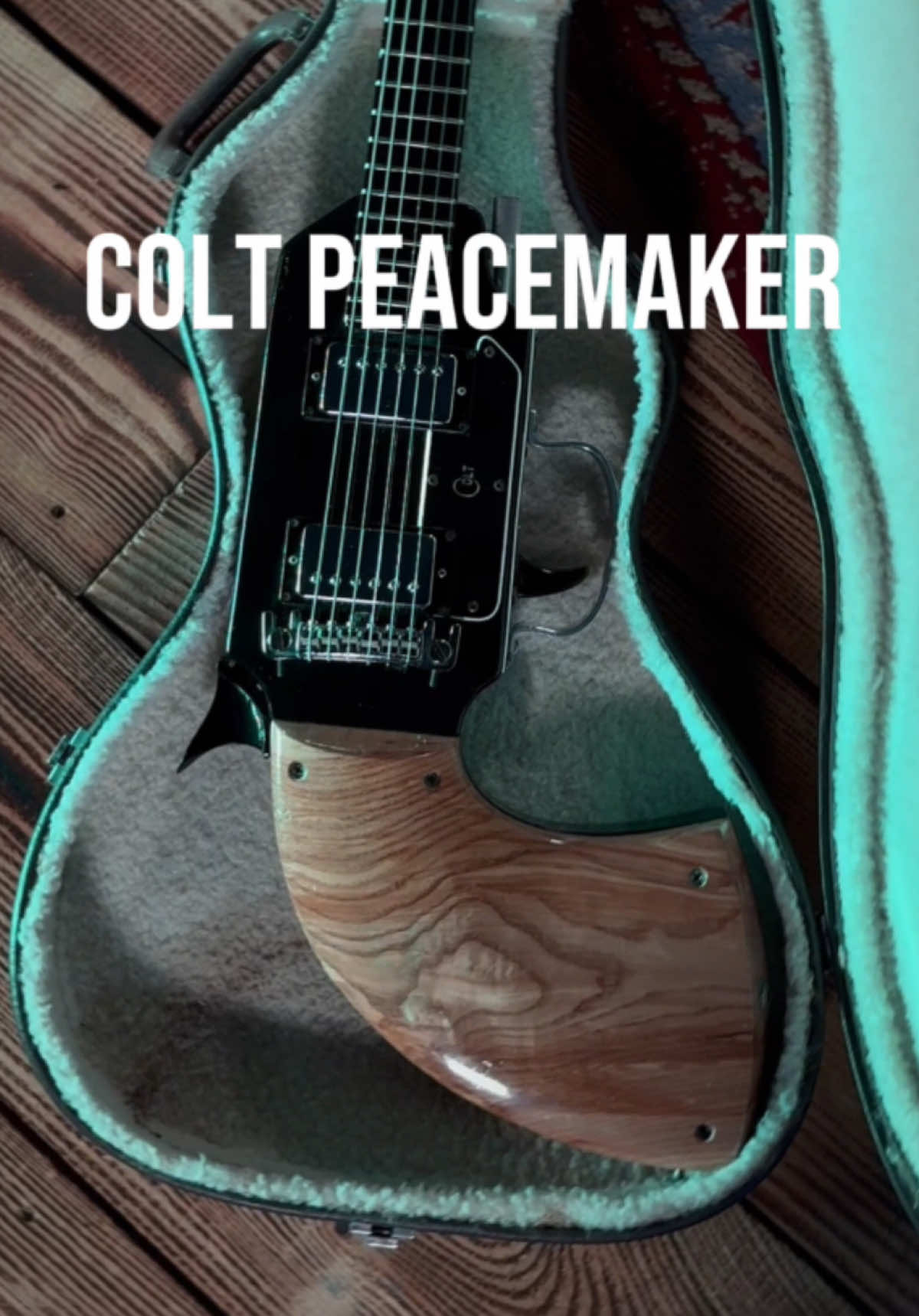 The Jim Cairnes Colt Peacemaker - one of less than 10 rumoured to exist! 😮 #guitar #guitartok #guitarist