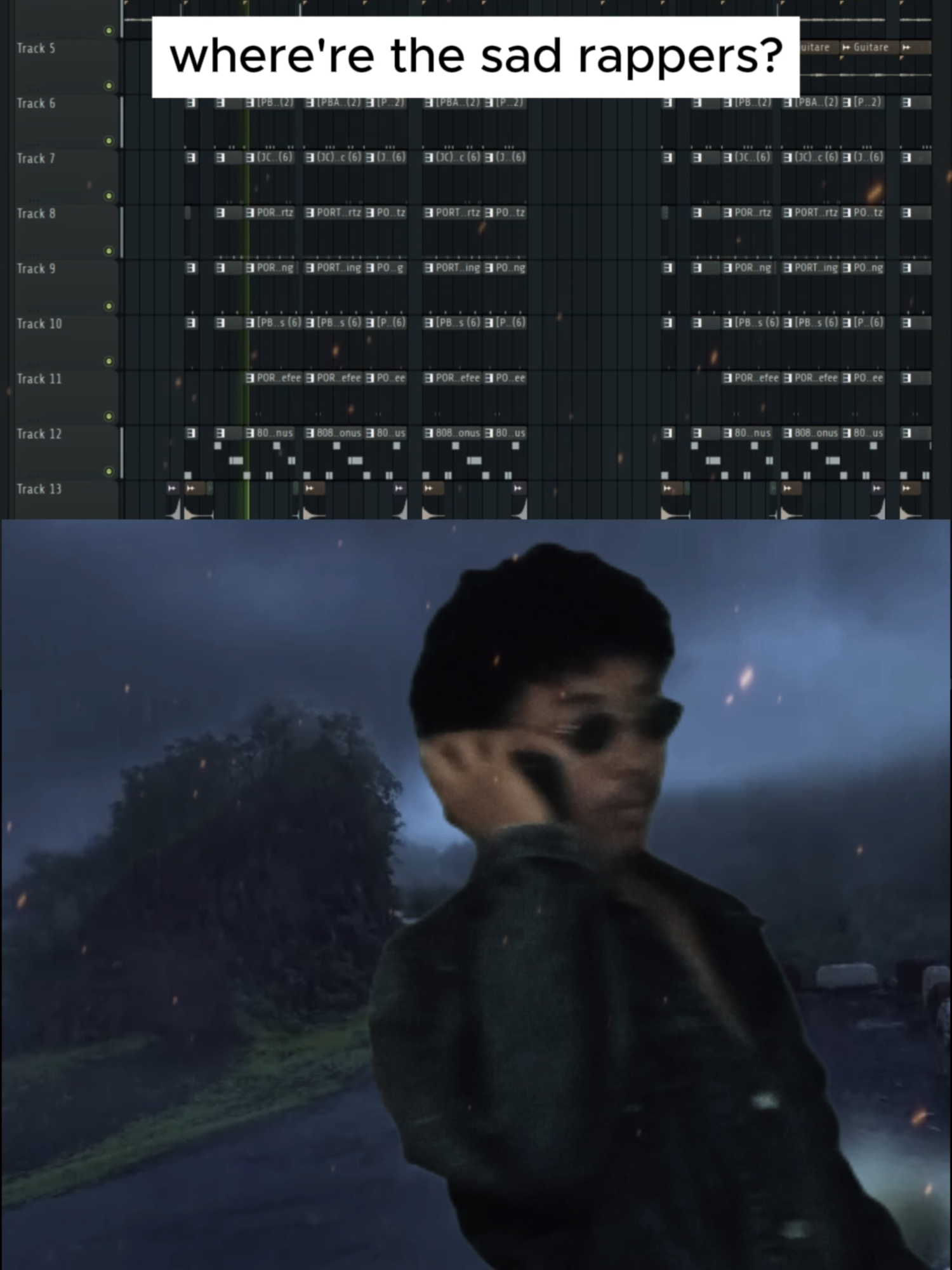 don't pay attention to my gestures XD #flstudio #trap #sad #fyp 