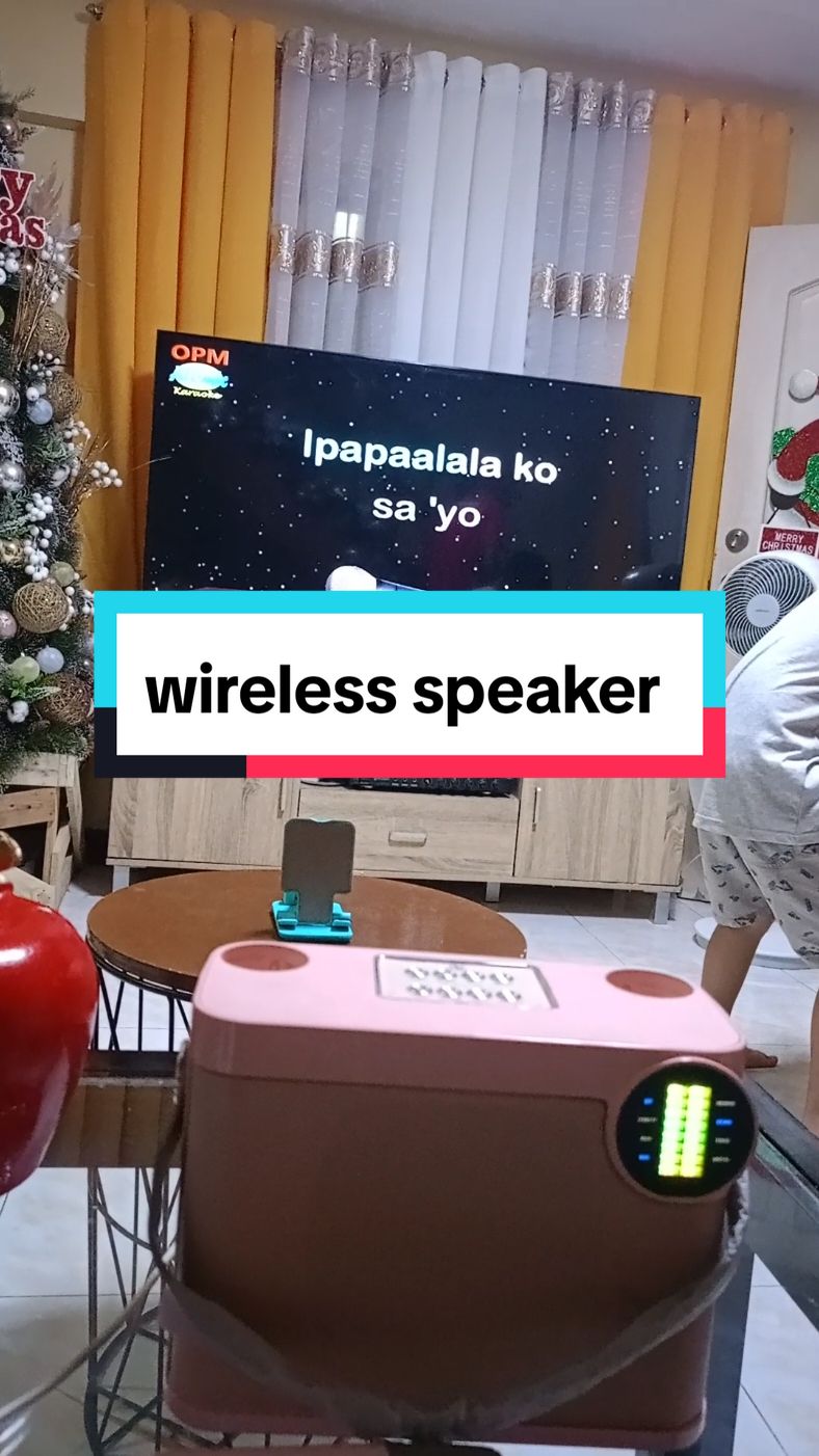 pang videoke ngayong bagong taon at pasko #speaker  #wirelessspeaker  #minispeaker  #blutoothspeaker  #portablespeaker 