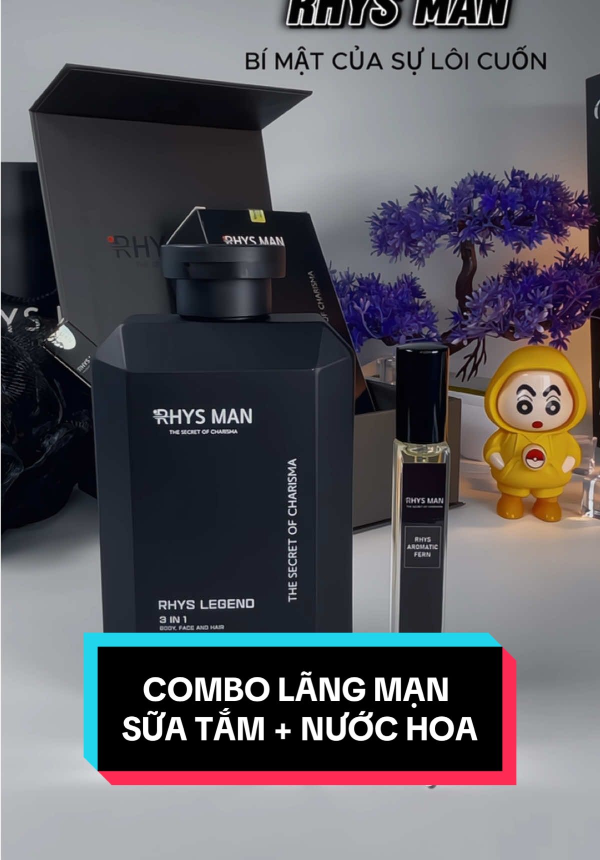 Set Sữa Tắm 3in1 và Nước Hoa Nam Rhysman #rhysman86 #rhysman #suatamnuochoa #nuochoanam #muataitiktok 