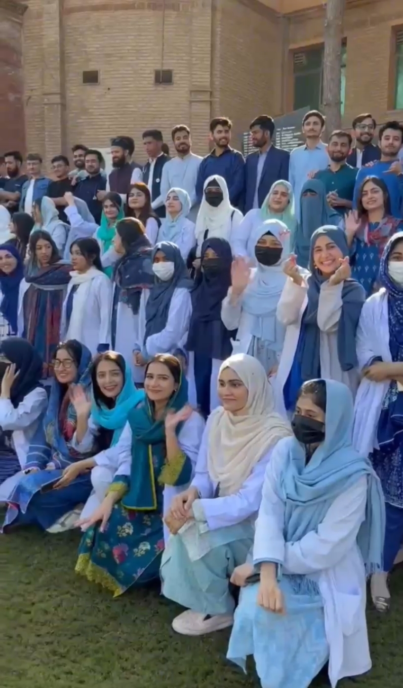 The magic of kmc’s blue day , frozen in time💙🦋 #doctor #viral #peshawar #kmc 