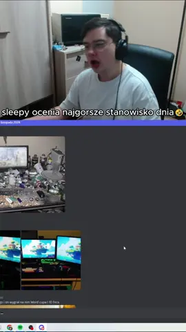 Sleepy Ocenia NAJGORSZE Stanowisko Gamingowe Dnia  #dc #dlaciebie #fyp #GamingOnTikTok #gaming #viral_video #react #reaction