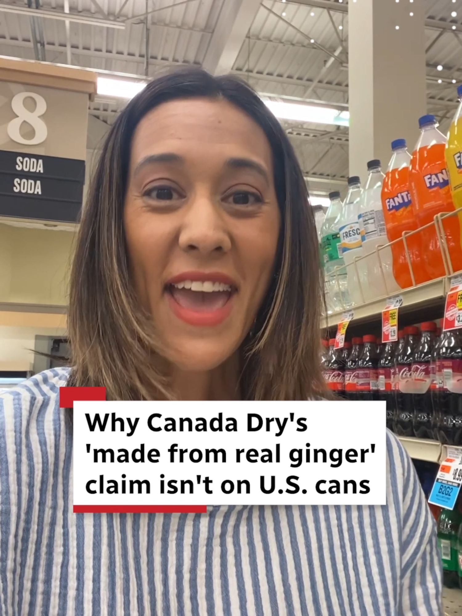 Canada Dry’s “made from real ginger” claim is printed on Canadian cans, but was removed from cans sold in the U.S. CBC Marketplace uncovered exactly what is — and isn’t — inside this popular drink. #CanadaDry #Canada #CBCNews #Ginger #CBCMarketplace