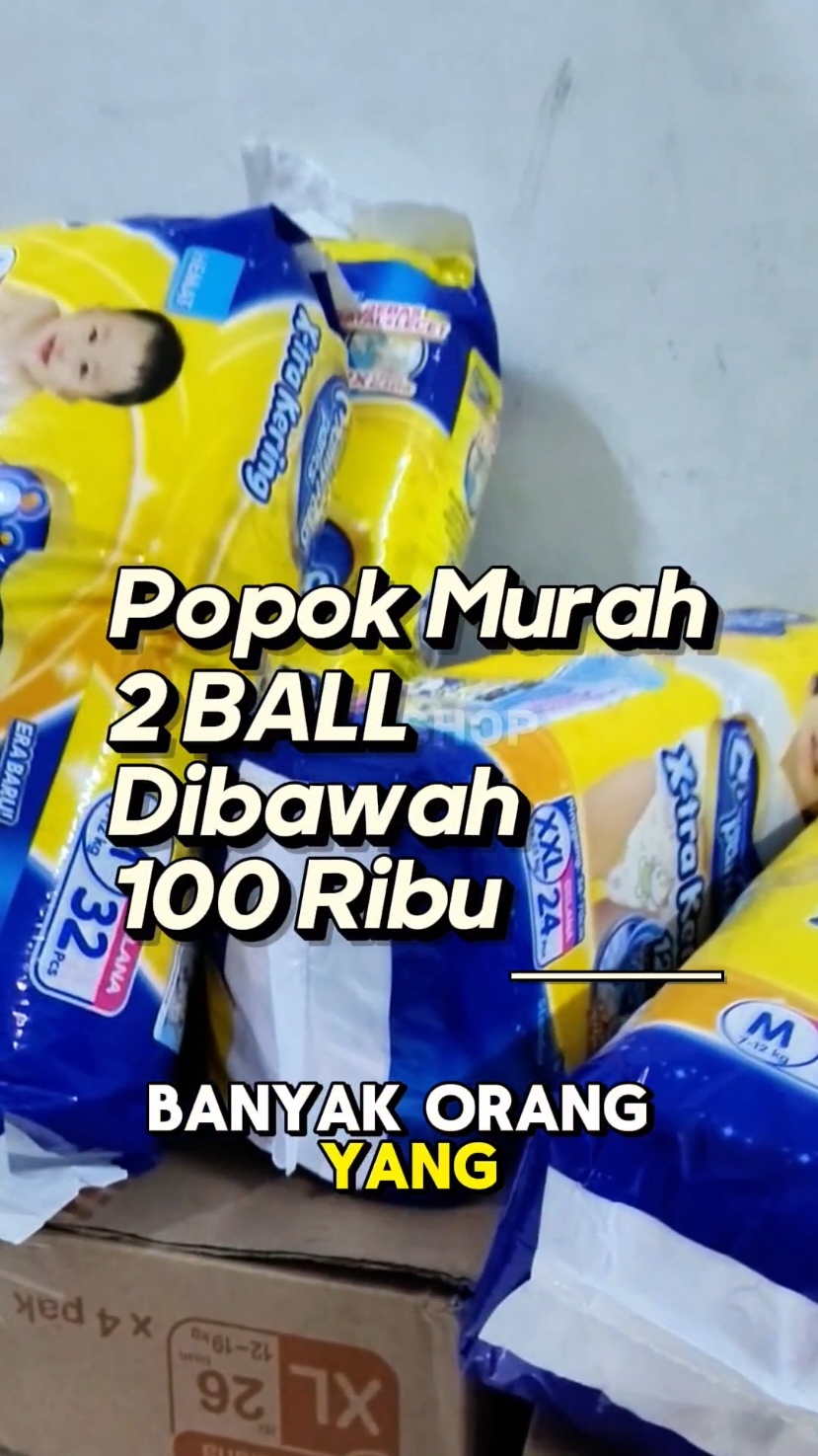 Popok murah semua ukuran tersedia 2 Ball dibawah 100 Ribu #mamypoko #mamypoko2ballmurah #mamypoko2ball #popokmurah #popokbayimurah #popokbayi #popok 