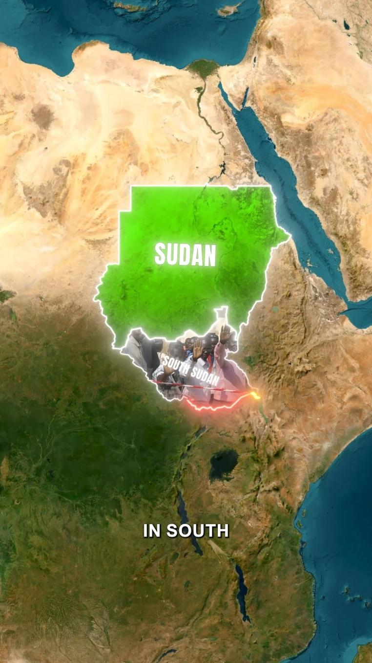 How Sudan Split Into Two Countries #sudan #map #unitedkingdom #geography #Usa #europe #africa #sweden 