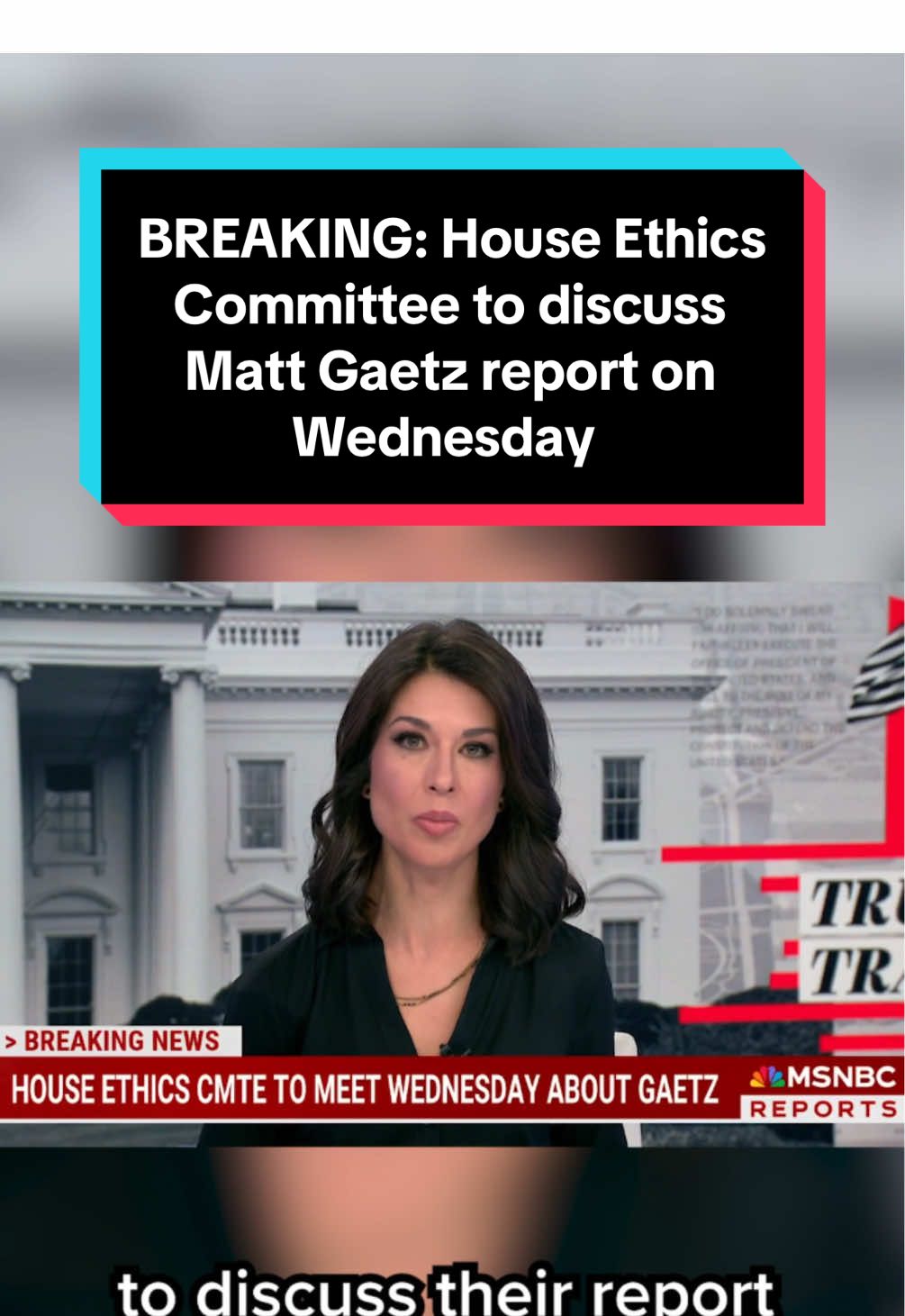 The House Ethics Committee will meet Wednesday to discuss its report on former Rep. Matt Gaetz, (R-FL) who is now President-elect Trump's pick to serve as attorney general. NBC News' Ali Vitali reports on what the committee could decide to do moving forward and the lawmakers voicing their opposition to making the report public. #breakingnews  #mattgaetz  #trump  #news  #washington  #ethics 