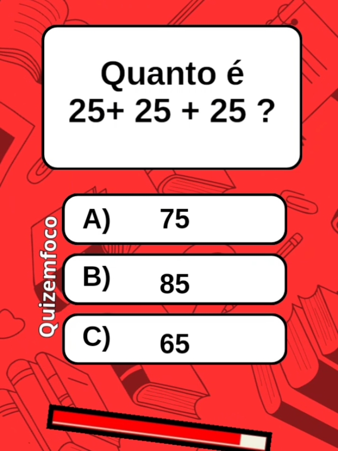 Quiz de matemática com perguntas e respostas!#quiz #matematica #conhecimento #aprender #perguntaserespostas 