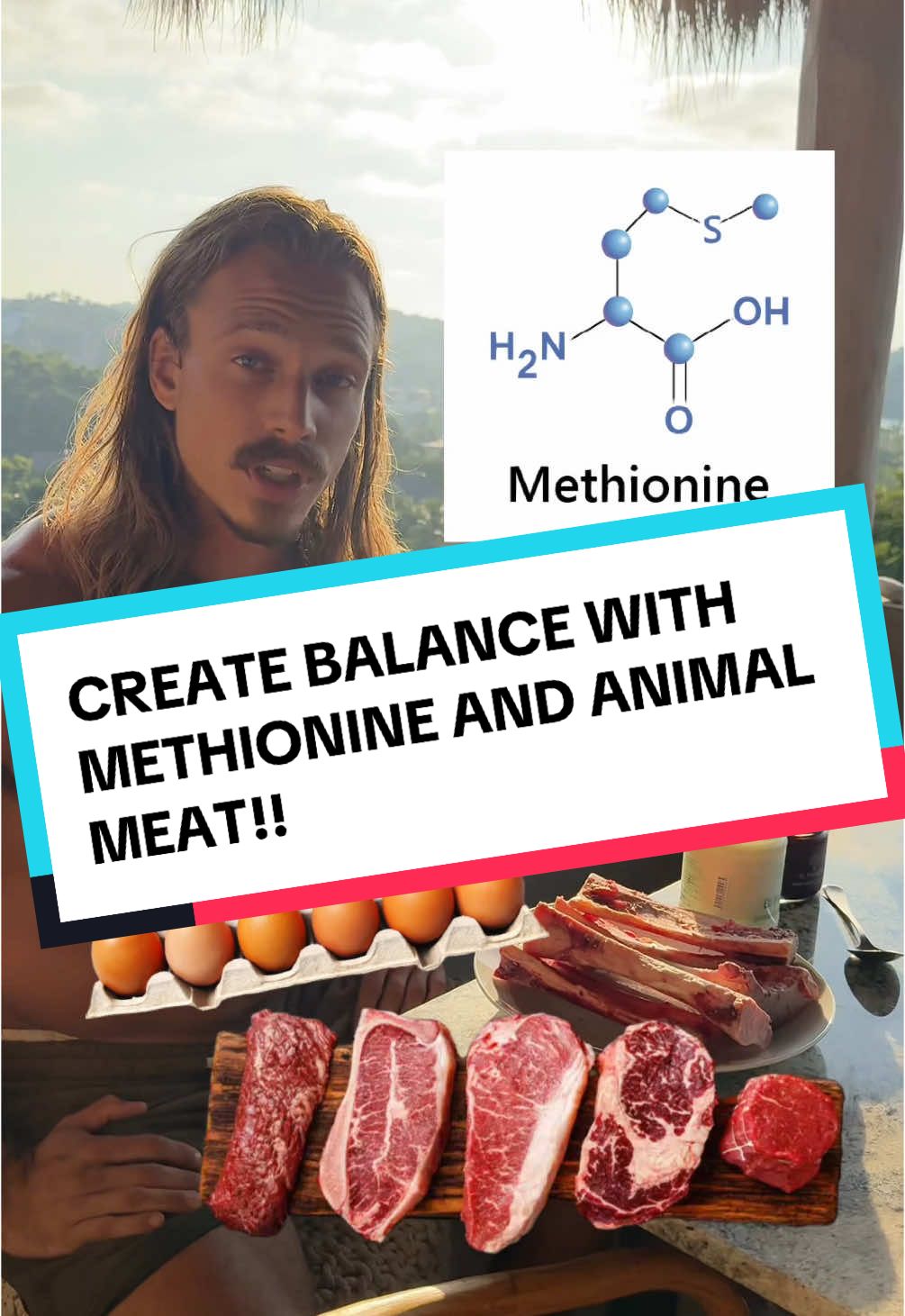 OUR ANCESTORS SAY “BE CAREFUL if you LOVE meat, eggs, milk, and PROTEIN!” 🥩🥚🥛 The balance between methionine and glycine is critical for longevity and energy pathways because methionine metabolism produces homocysteine, which can be potentially harmful if it accumulates. Glycine helps to counteract the negative effects of excessive methionine by promoting the body’s production of glutathione, a potent antioxidant that helps protect against oxidative stress and supports detox processes.  Glycine can also help lower homocysteine levels by facilitating its conversion back into methionine through a process called remethylation. Case in point — 🦴🍗🍖 •• eat BONE MARROW, beef gelatin “jello” (and/or bone broth and collagen) daily to live with stronger joints, ageless skin, and robust gut health •• #aging #longevityfoods #calming #bonebroth #collagen #glycine #nosetotail #carnivore #redmeat #eggs 