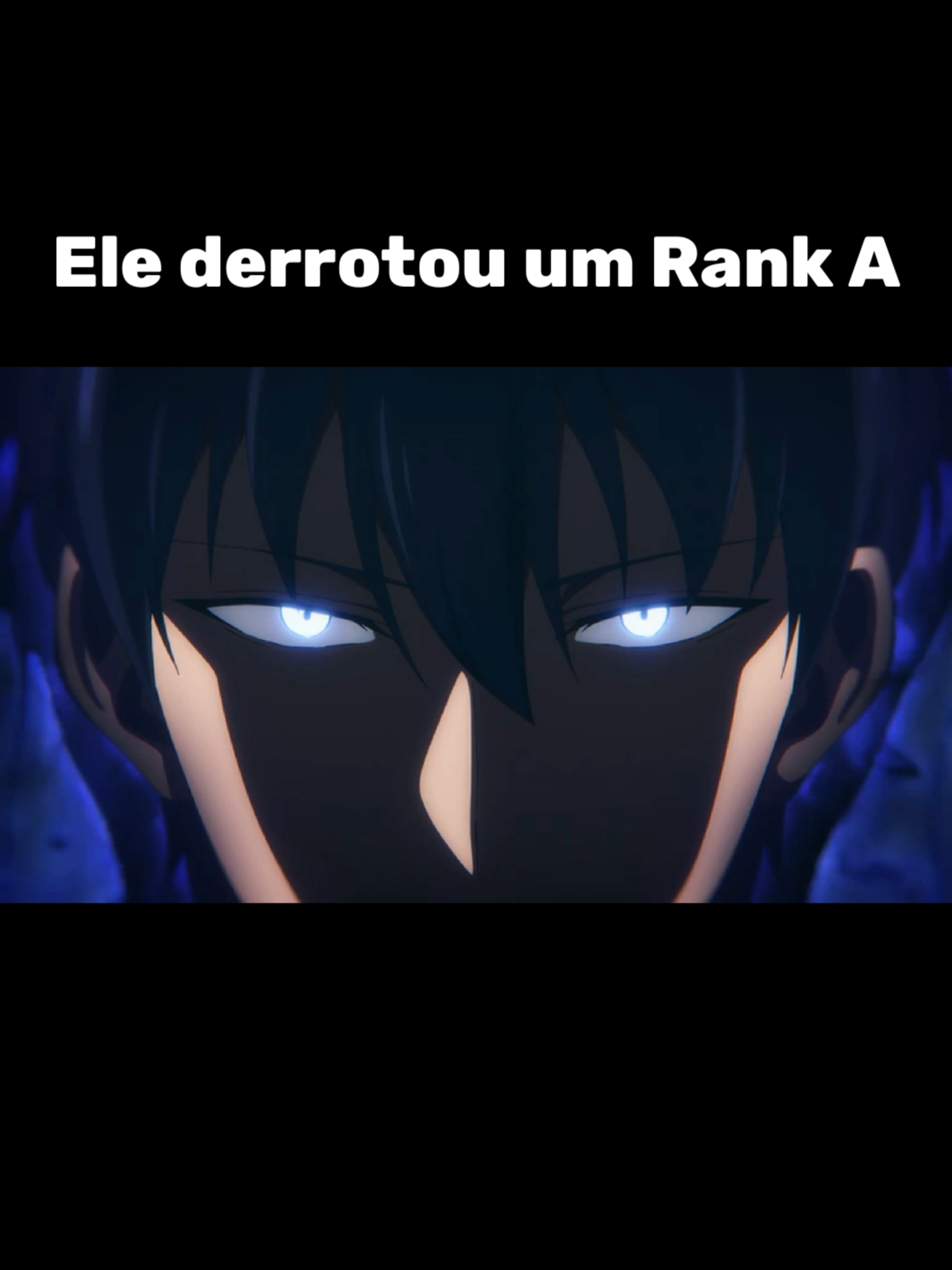 Ele derrotou um Rank A  #anime #sololeveling #foryouu