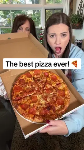 What is your favorite pizza? 🍕 #pizza #huntbrotherspizza #mom #lunchtimetiktok #pizzalover #daughter #tiktokfood #momanddaughter #lunchbreakfun #gasstationpizza 