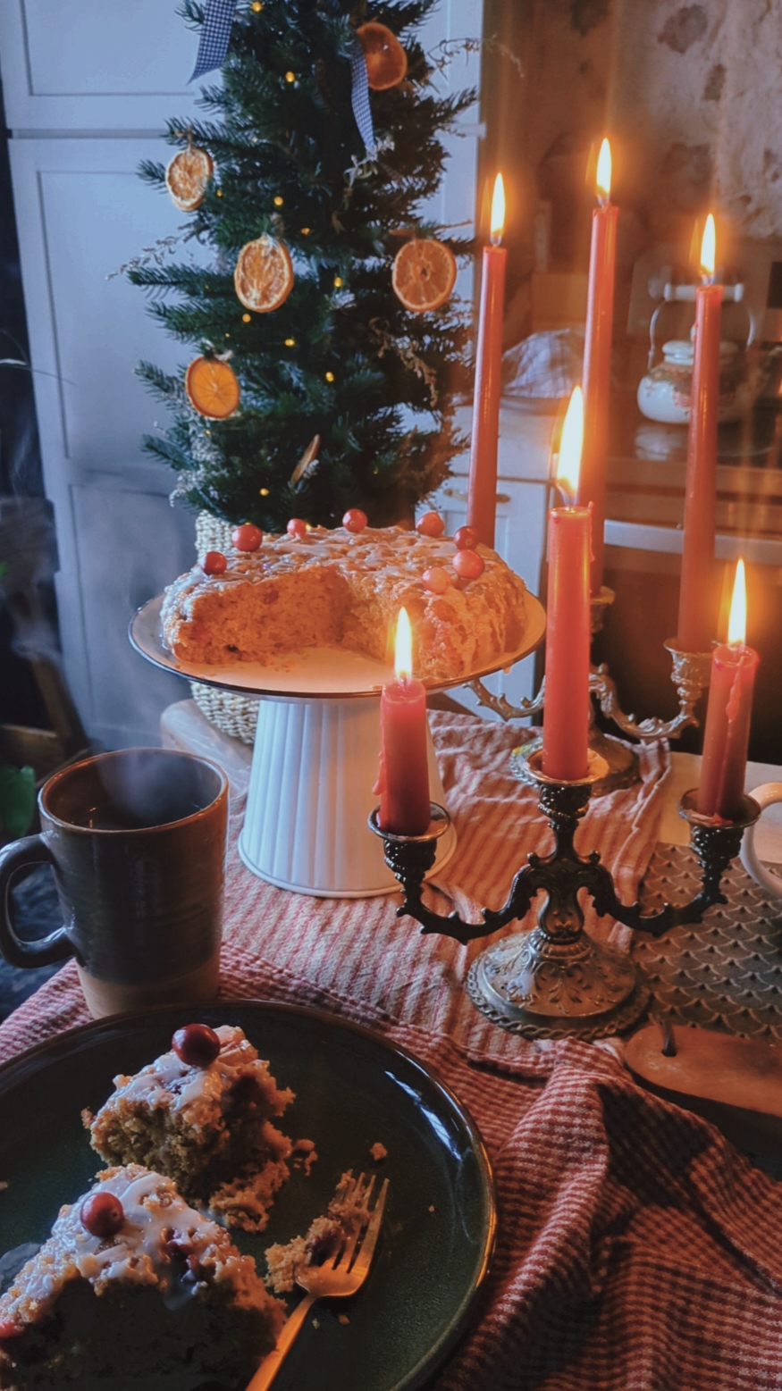 The coziest time of the year☕ @✨🧜🏽‍♀️Siren Witch🧜🏽‍♀️✨  #yule #yuledecor #yuleaesthetic #kitchenwitch #kitchenwitchery #witchtok #witchyvibes #cottagewitch #cottagechristmas #cozychristmasaesthetic #hearthwitch #darkchristmas #cozybaking #bakingrecipe #holidaybaking #cozylittlechristmas #winterwonderland #cozywinter #wintersolstice 