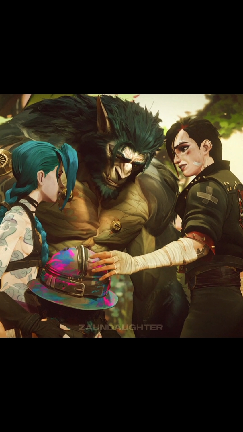 nossa que bom que o episodio acabou com eles felizes pra sempre 🙏🏻🙏🏻 #arcane #arcane2 #arcanespoilers #jinx #vi #isha #vander #warwick #arcaneleagueoflegends #arcaneedit #edit #fyp 