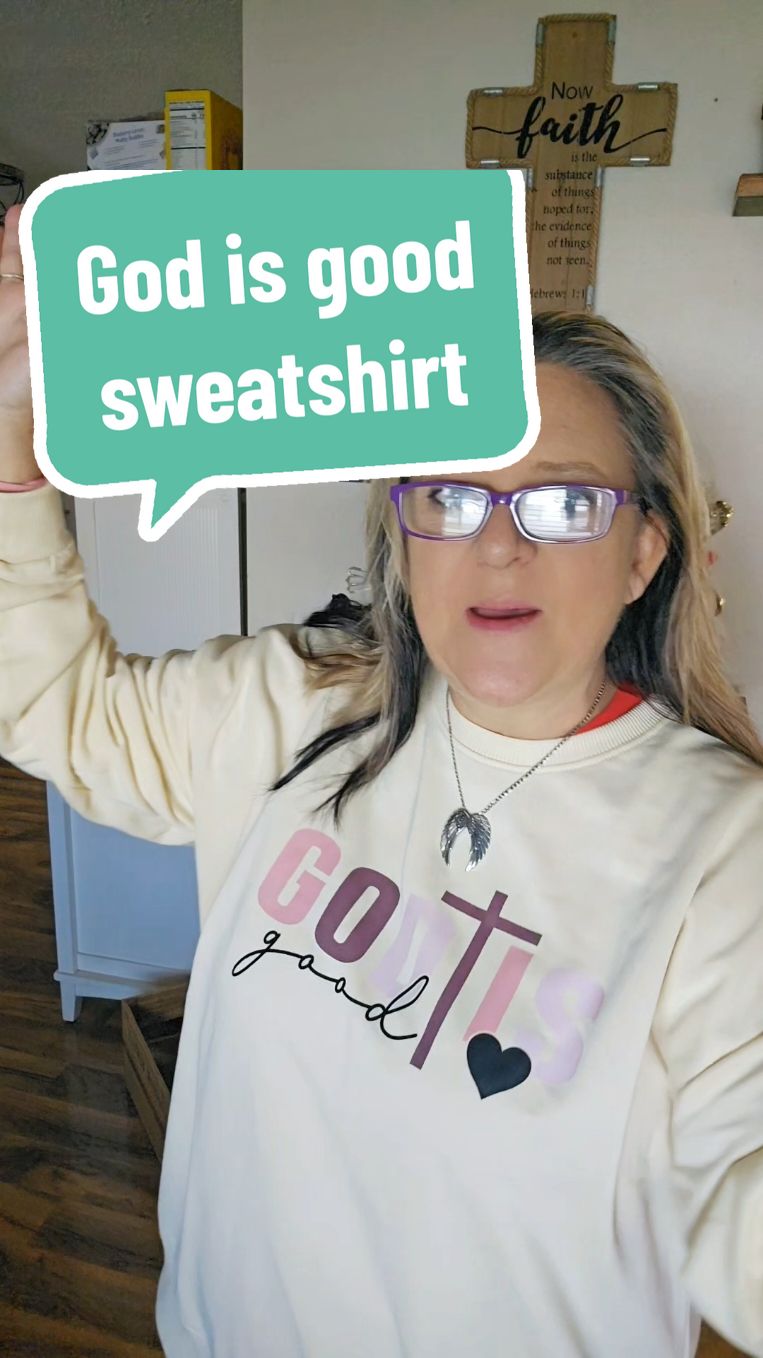ONLY $11 right now perfect sweatshirt for the cold weather.#tiktokshopblackfriday #tiktokshopholidayhaul #giftidea #tiktokshopcybermonday #faithfashion #christiantiktok #godisgood #godisgoodallthetime #god 