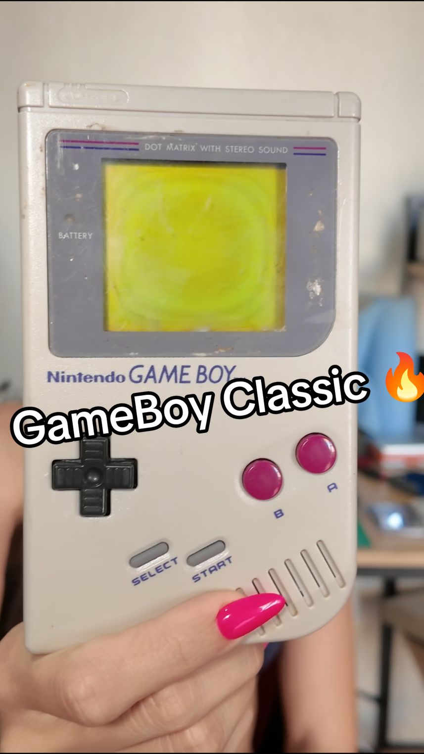 Gameboy Clásico, miren que fue algo sin chiste y quedó bien fea pero algo es algo jaja🌷 #videojuegos #retro #gameboy 