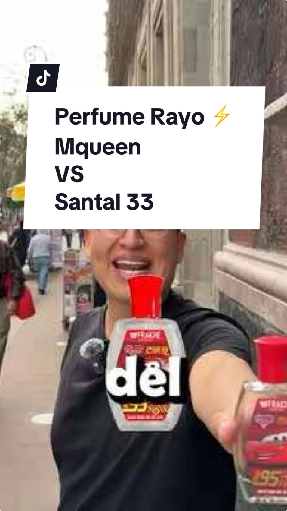 Perfume del Rayo Mqueen VS Santal 33