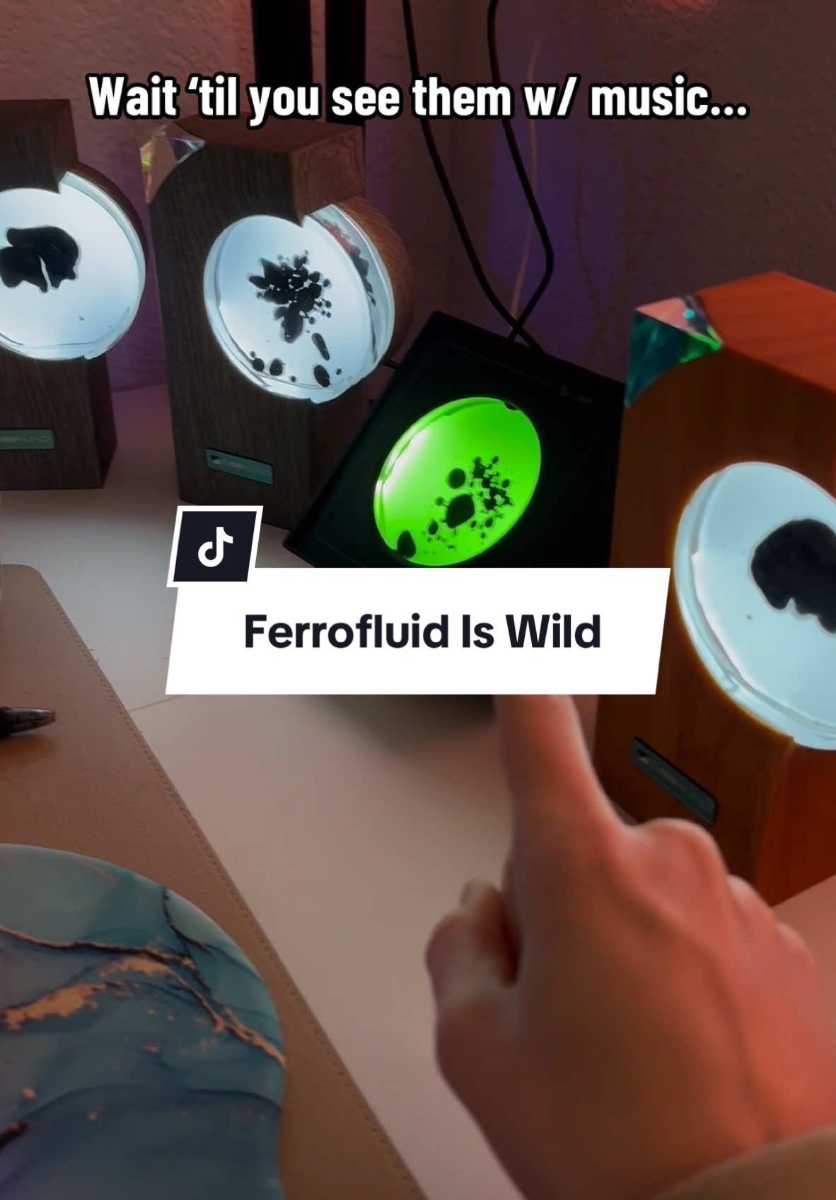 Your very own symbiote pet. #ferrofluid #ferrofluidart #ferrofluiddisplay #musiclover #artlover #blackfriday #cybermonday 