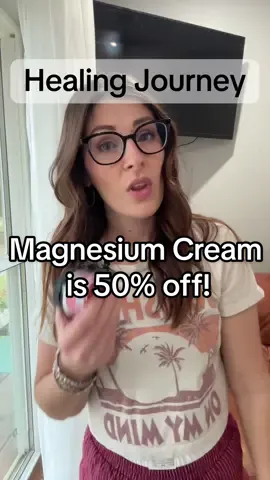 I cannot yell about this magnesium cream loud enough!  Calling all endometriosis girls! Calling any gym rats! Run while its 50% off!  #magnesium #magnesiumbenefits #endometriosis #endometriosisawareness #endometriosiswarrior   #tiktokshopblackfriday #tiktokshopcybermonday #tiktokshopfinds 