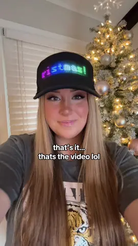 brb going to buy at least 3 more of these because this will easily be the best gift I give this year 🤣 #ledhat #ledrollingdisplay #customhat #customhats #giftguide #ttsdelight #tiktokshopblackfriday #tiktokshopcybermonday #blackfridaydeals #spotlightfinds #giftforhim #giftforher #giftsformen 