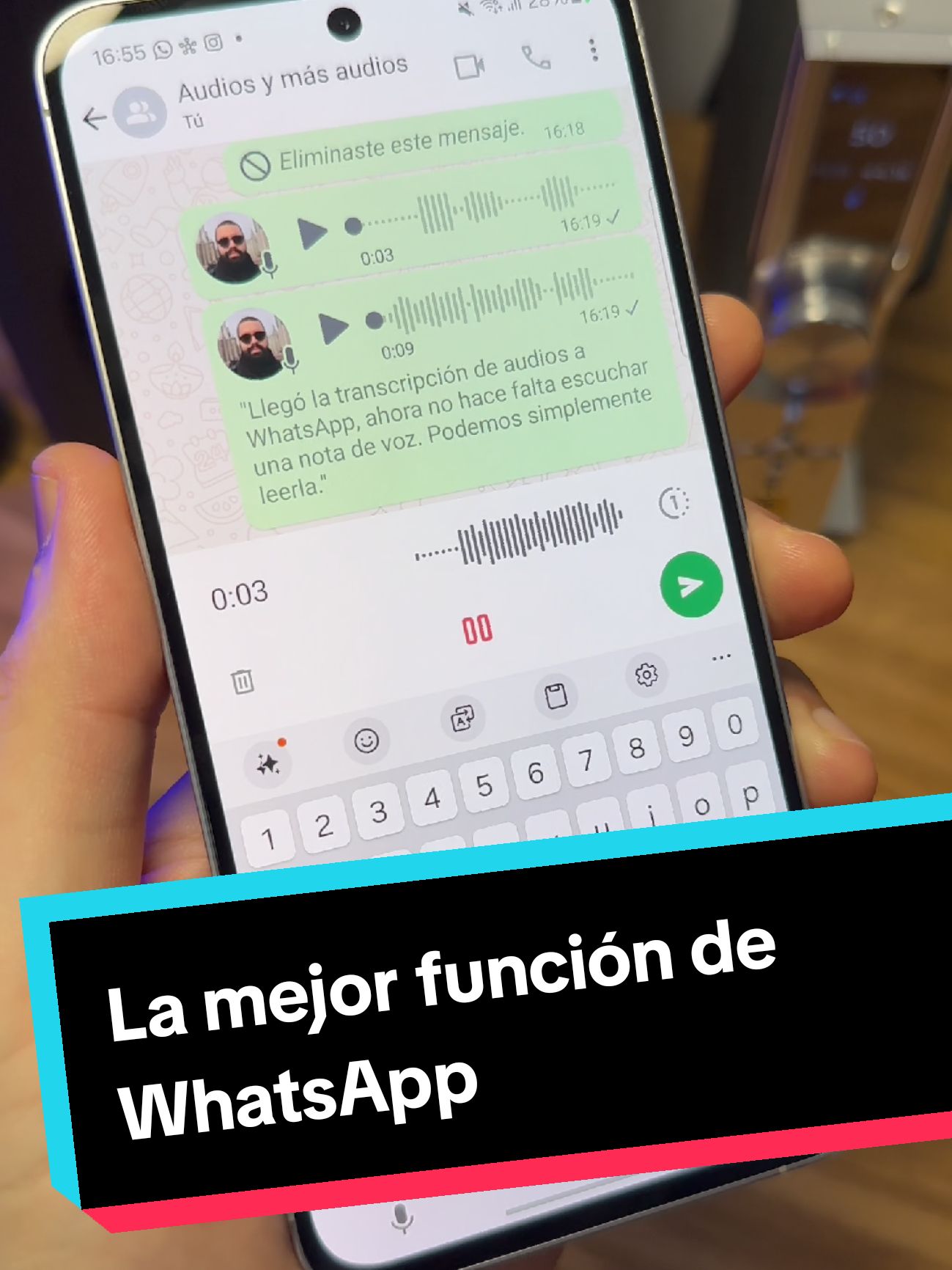 La mejor función de WhatsApp en mucho tiempo: si no te gustan los audios, esto te va a servir mucho. Ya está llegando a todos los usuarios tanto en Android como en iPhone, si todavía no tienes la transcripción pronto la vas a recibir. #whatsapp #tipscelulares #tipswhatsapp #notasdevoz #android 