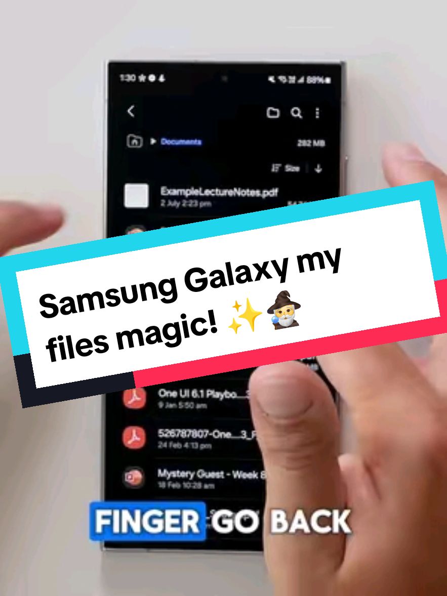 Samsung's HIDDEN My Files hack in One UI 6! #samsungtips #oneui #tecktok #fyp #foryourpage #galaxys23 #galaxys24 #galaxys23ultra #galaxys24ultra 