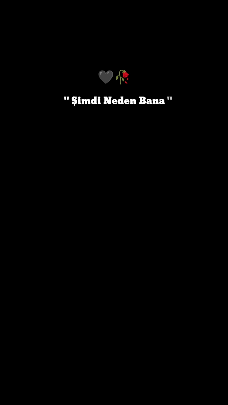 • 𝗕𝗶𝗿 𝗦𝗼̈𝘇 𝗕ı𝗿𝗮𝗸.. ✍🏻 #siyahekranlyrics #musicvideo  #şarkı #fyp #kesfet 