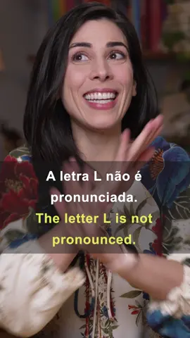 Brazilians don’t pronounce the letter L! Brasileiros não pronunciam a letra L! #brazilianportuguese #portuguesbrasileiro #brazilianteacher 