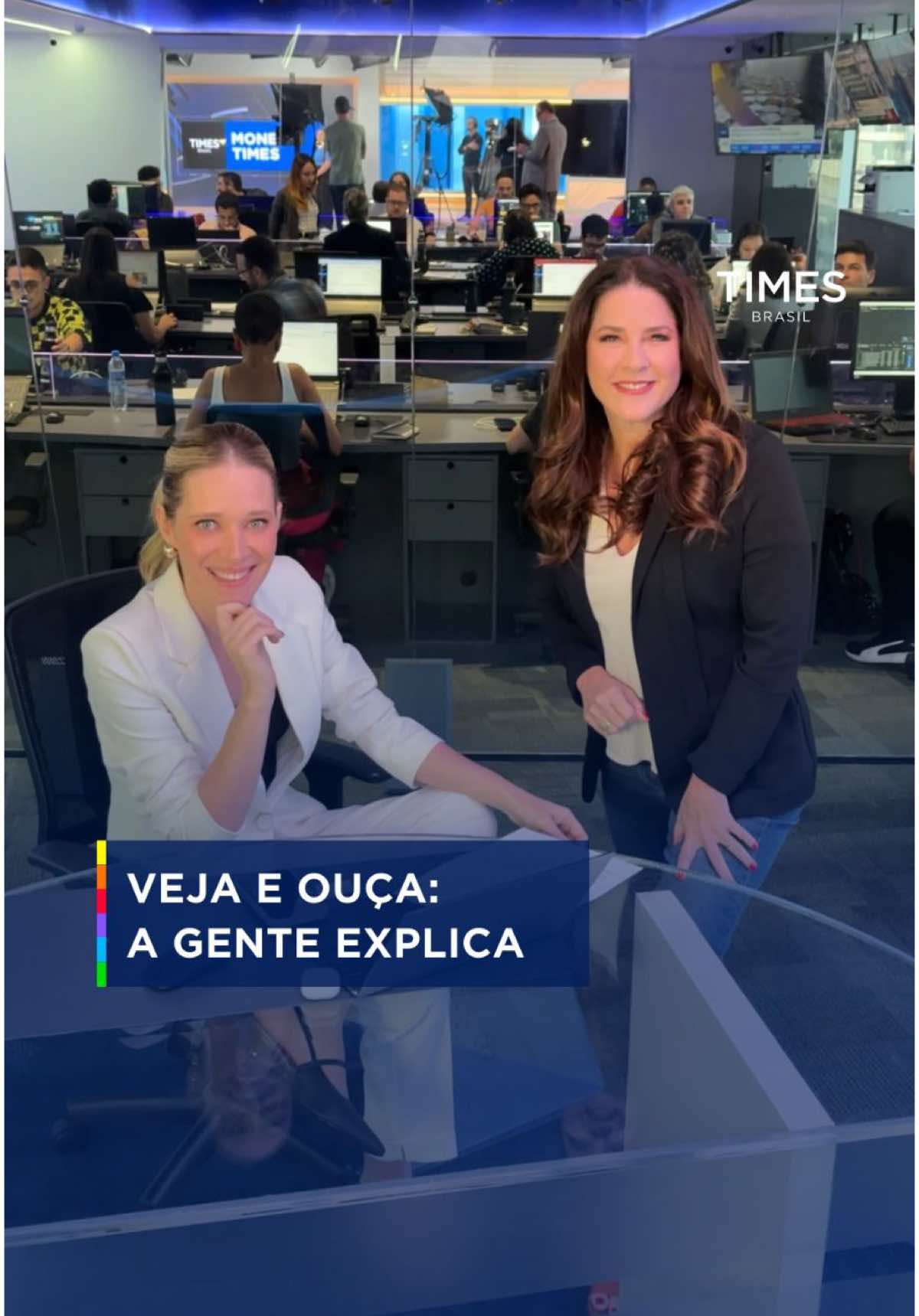 VEJA E OUÇA: primeiro dia é assim, mas a gente explica a novidade ao Brasil! Nós somos o Times Brasil, licenciado exclusivo CNBC, o maior canal de negócios do mundo. Um modelo inédito no país, feito por brasileiros para brasileiros. 🇧🇷 São 15 horas de programação ao vivo! ⏰ Estamos a todo vapor para entregar o melhor conteúdo pra você.