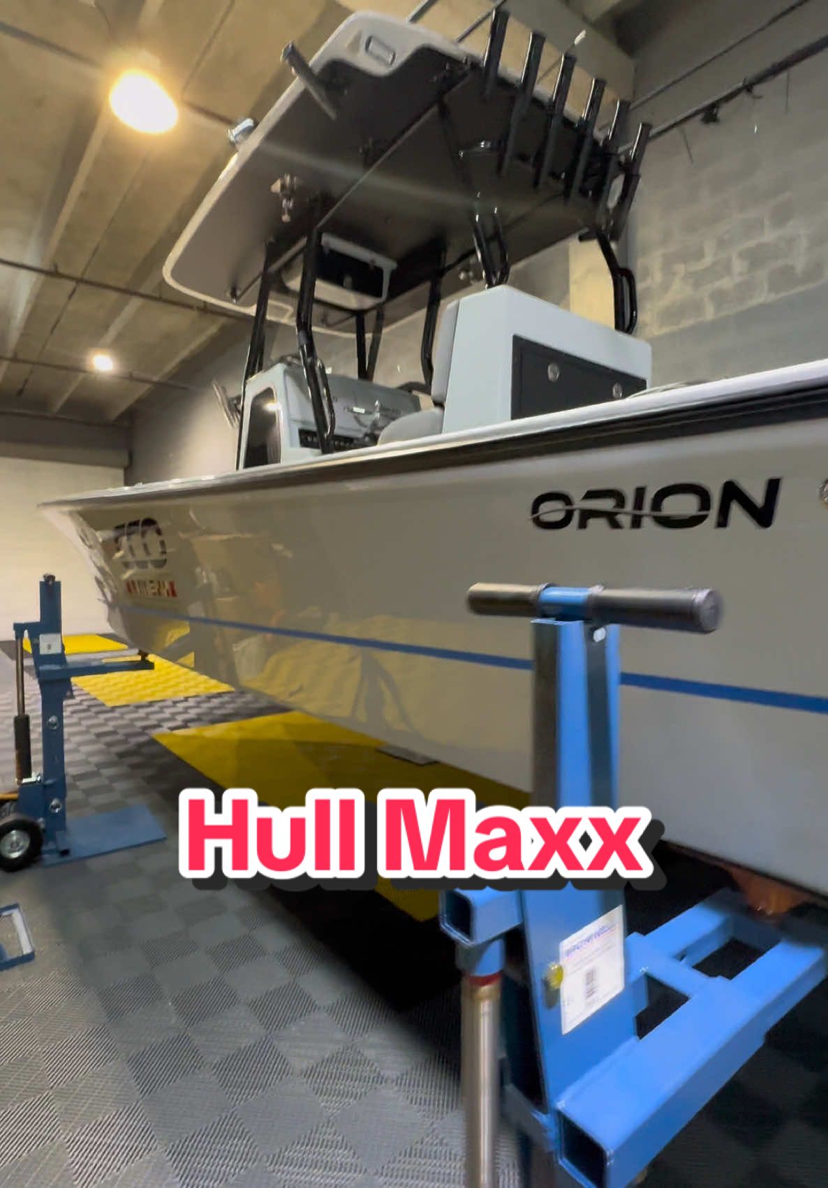 Getting that waterline dialed in is step #1 in the  asco Marine Hull Maxx preparation process.  Luckily, the material is clear, so feel free to go a few inches higher to be safe. - @Garage One is a new Hull Maxx applicator in Doral, FL, so hit them up if interested. - #CenterConsolesOnly 