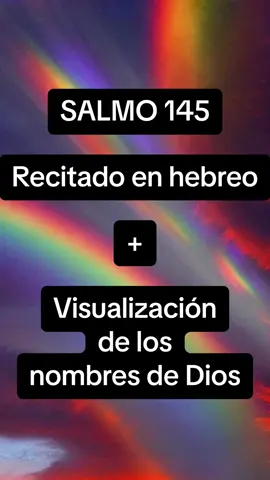 Recitemos juntos el Salmo/ Tehilim 145 para la abundacia 🌍✨💫  #salmo145 #abundacia #prosperidad #abundanciainfinita #abundanciayprosperidad #abundanciaentuvida #kabbalah #kabbalahtiktok #tehilim #misticakabbalah #kabbalah #cabala #espiritualidad #riqueza #riquezainfinita #riquezailimitada #oracion #oracionespoderosas #judaismo #judaismotiktok 