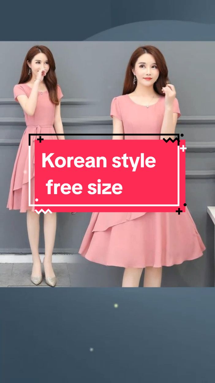 Dress for women  Korean style FREE SIZE HURRY!! Get urs now!!