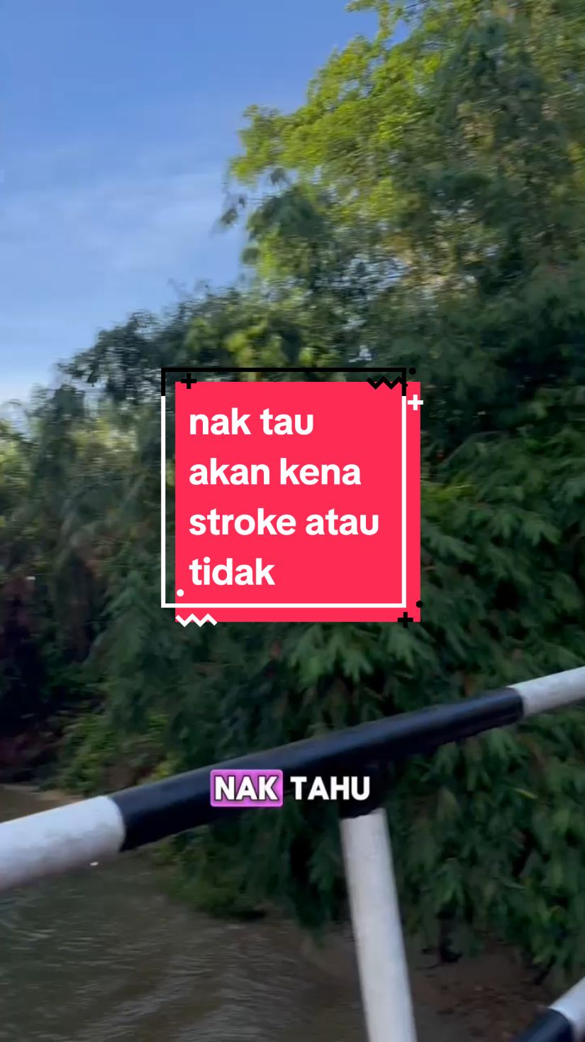 bagaimana nak cek korang ada risiko terkena stroke atau pun tidak? boleh cuba cara ini #stroke #kesihatan 