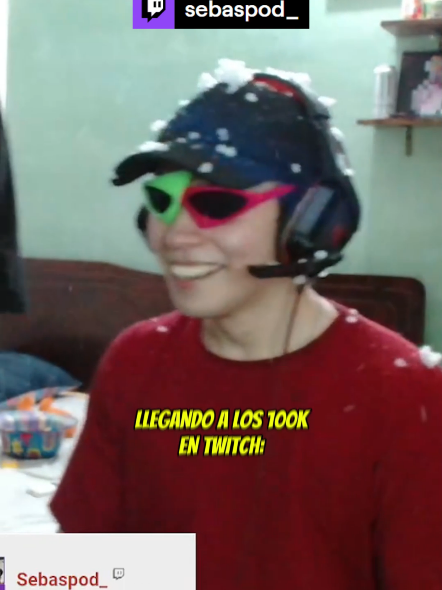 LLEGUÉ A LOS 100K EN TWITCH!!! #sebaspod