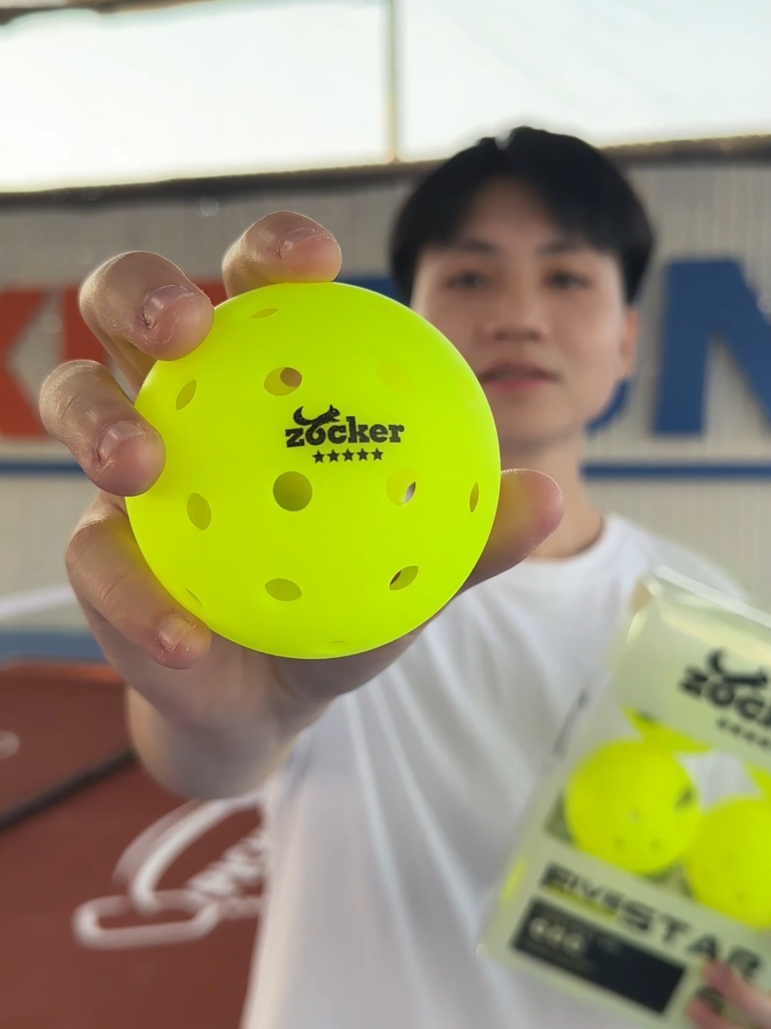 Bóng thi đấu Pickleball Zocker Five Star đạt USAPA  #pickleball #zocker #USAPA