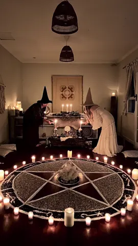 Every time we gather, the ancient wound of the Witch heals just a little more 🔮🧹✨  @sarahwilder__  Each Witch walks their own sacred path, weaving their craft uniquely and intuitively, as it has always been. We cast without judgment, conjure without fear and rise without tearing another down. This is the true magick of our lineage.. freedom, sovereignty and the eternal creativity of our soul.   But if the shadows within you stir, compelling you to hurl venom or scorn at another’s practice because it does not mirror your own, the mirror of truth has been turned upon you. Your unhealed wounds call for acknowledgment and the cauldron of your shadow work bubbles over.   Step into your power, not your fear. Heal, don’t harm. For a Witch who knows their worth and walks in their truth has no need to diminish another’s light. We shine brighter together in all our magick!  #witch #witchcraft #witchesoftiktok #witchtok #magick #witchlife #spellcasting #witches #coven #fullmoonritual #crystalgrid #pentacle #whenwitchesgather #shadowwork #fullmoongathering #witchwound @sarahwilder.co 