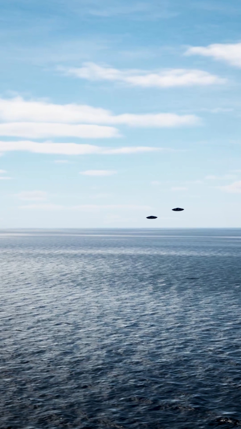 Captured: Offshore oil rig workers somewhere in the Pacific ocean spot two UFO's being followed closely by F-22 Raptors This video was created digitally. #ufo #ocean #alien #aliens #UFO #UAP #USO #et #uap #military #pacific #atlantic #underwater