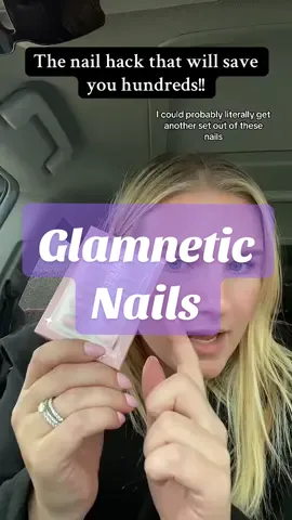 These are the best press on nails I’ve ever used! @Glamnetic #glamnetic #nails #nailhacks #fakenails #MomsofTikTok 