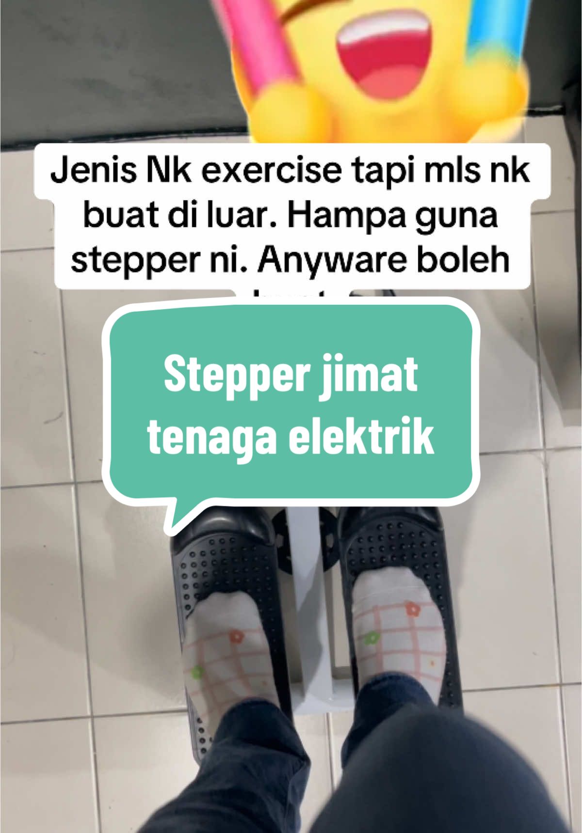 Tunggu apa lagi. Job grab. No batery no elektrik. Use own energy #stepper #stepperexercise #stepperviral 