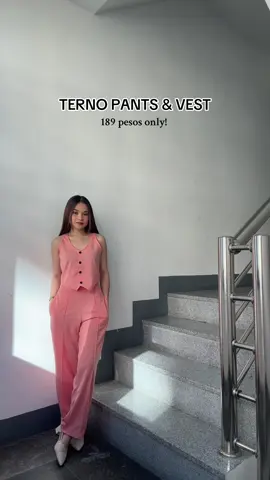 Super worth it! Ang gandang terno nito. ✨❤️ #fyp #foryou #terno #ternopants #pantsvest #vest 