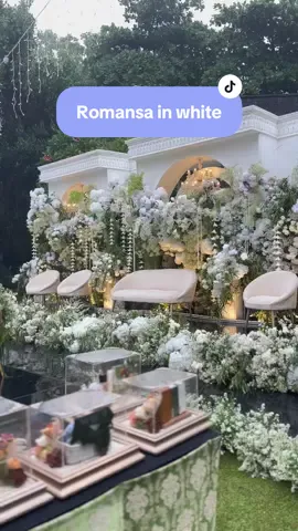 romansa putih dalam wedding amel & okta🤍 #wedding #pernikahan #pernikahanidaman #fypage 