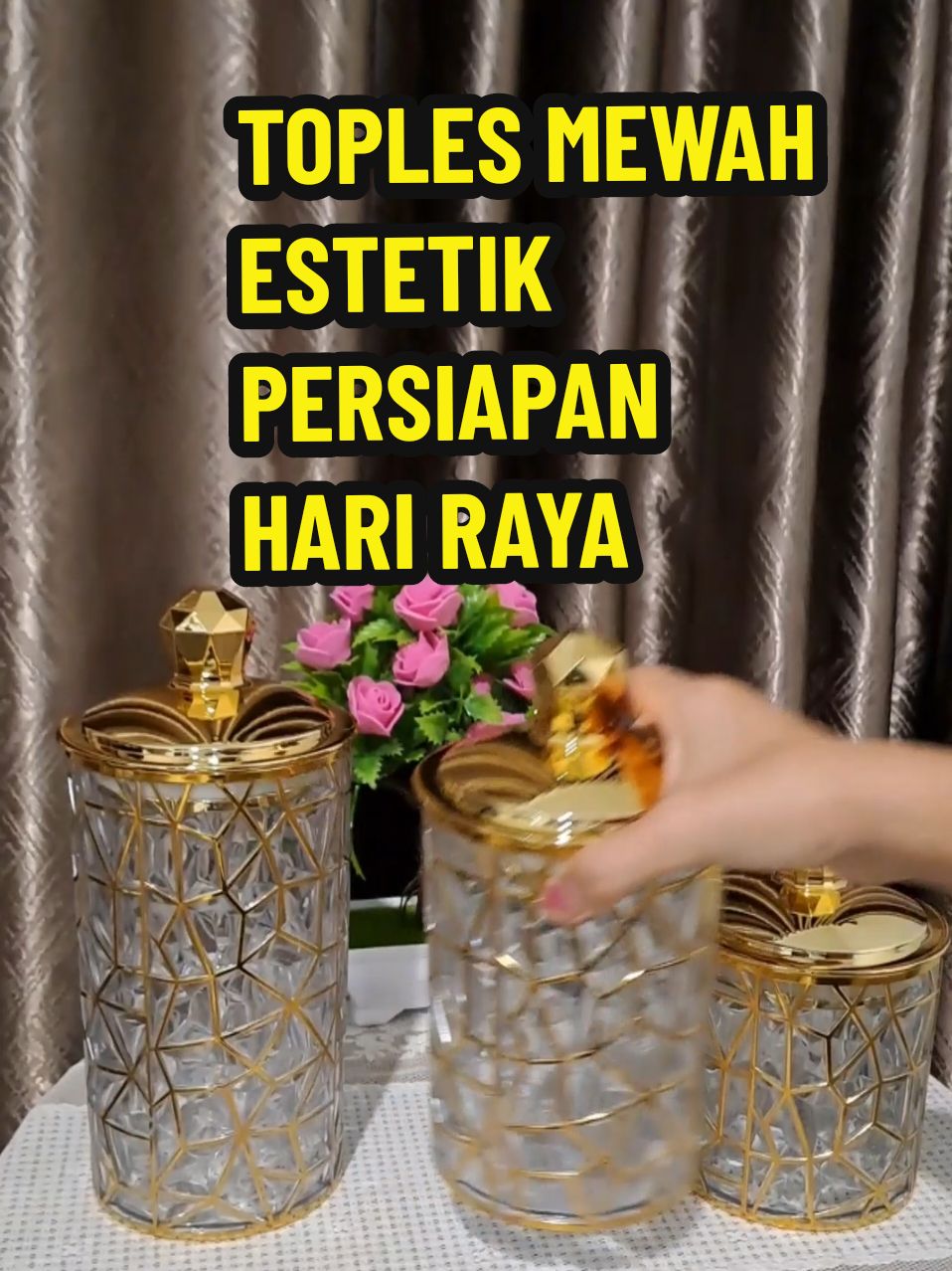 Toples Mewah Estetik Persiapan Hari Raya... Boleh beli eceran atau paketan #gebyarbelanjanovember #promoguncang1111 #jagoanvideotrending #toplesestetik #toplesmewah #toplescantik #topleslebaran #topleslebaran2025 #toplessultanakrilik #toplessultan #toplesakrilik #toplesmurah #toplesnatal #topleskuenatal #topleskuekering #toples #toples2024 #topleskekinian #toplesaesthetic #CuanTanpaBatas 