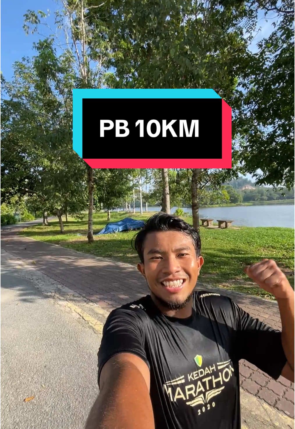 Try test PB 10KM lulus ✅  #pelarikonten #Running #10KM #PB #fypシ 