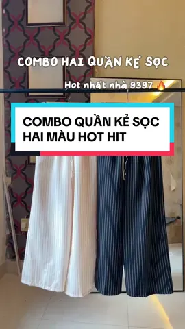 Khách iu hỏi kẻ sọc nhiều quá nè #viral #freesize #thoitranggiare #9397 #trendy #hottrend #quankesoc #kesoc #quanfreesize 