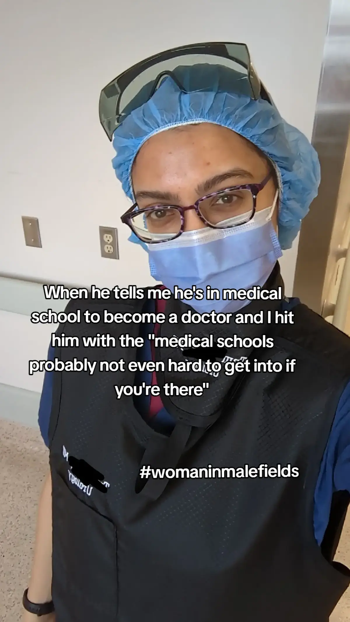 A MAN DEAD ASS SAID THIS TO ME ONCE #womaninmalefields #womaninmaledominatedindustry #womeninmedicine #medicalschool #residentphysician 